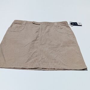 SONOMA Women's Tan Corduroy Skirt - 16